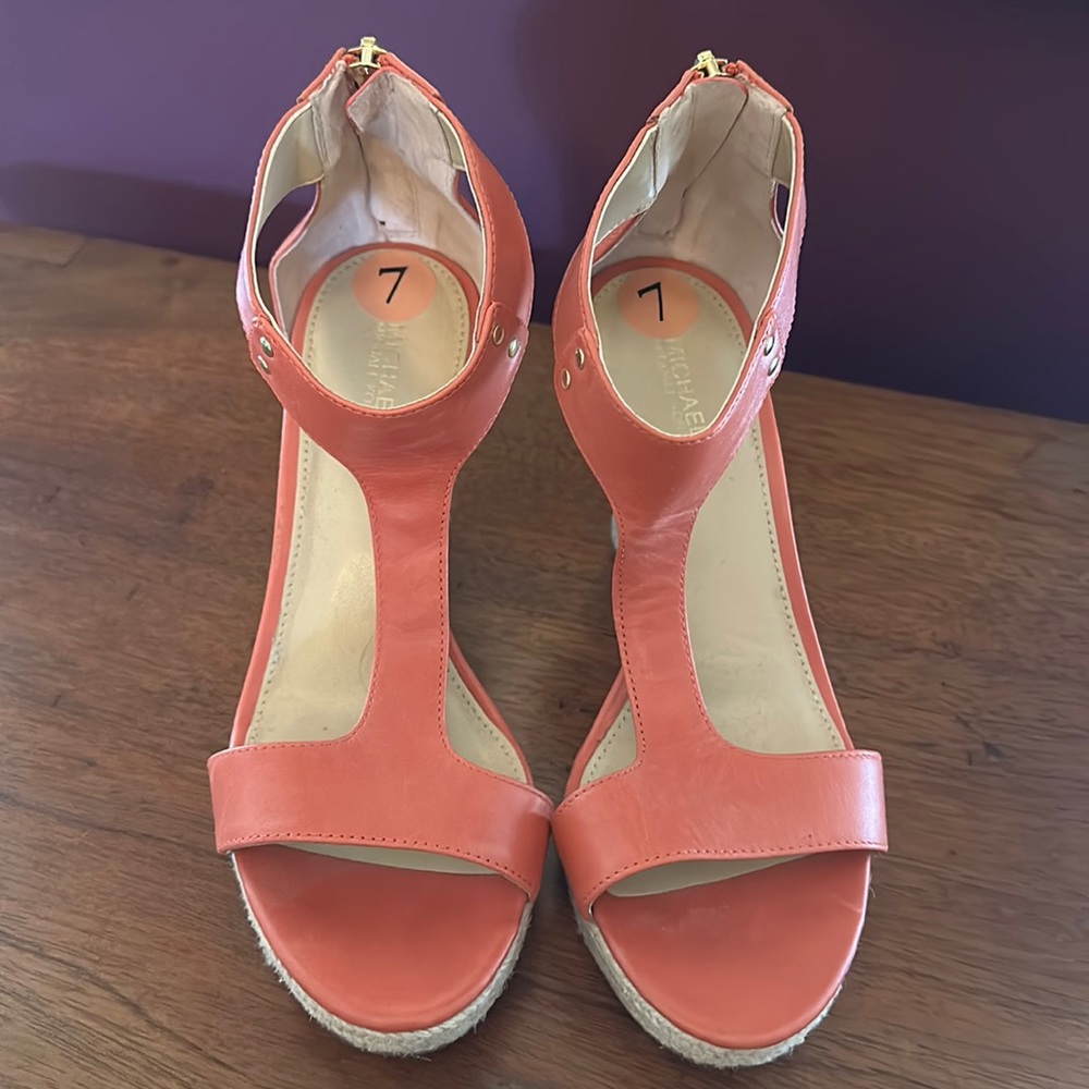 Michael Kors wedges. Worn one time.